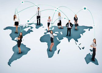 Young business team