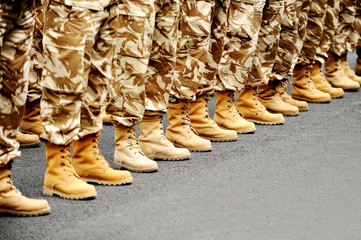 Desert camouflage uniform © roibu