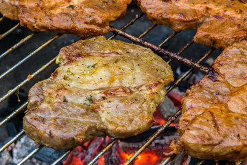 Steak auf den Grill