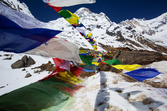 Beautiful landscape of Himalayas mountains