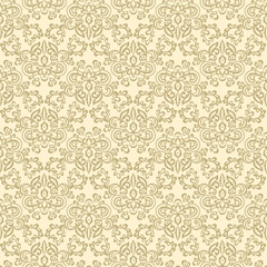 Damask seamless pattern