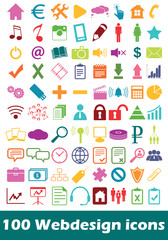 Simple webdesign icon set