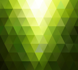 Fototapeta na wymiar Green Grid Mosaic Background, Creative Design Templates