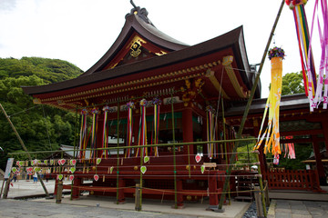 Obraz premium 鶴岡八幡宮の七夕飾り
