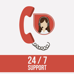 Obraz premium Support center design