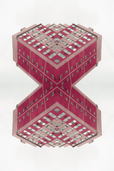 Abstrac background -  pattern of windows in modern apartment