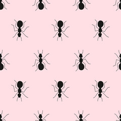 seamless ant pattern