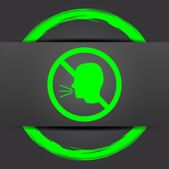 No talking icon