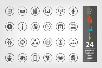 Premium business icon collection