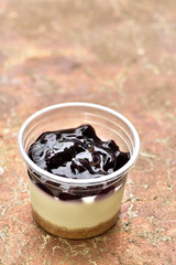 Blueberry cheese cupcake