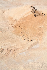 Sable de construction