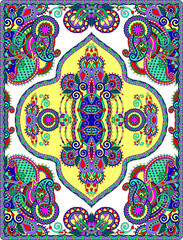 elaborate original floral large area carpet design