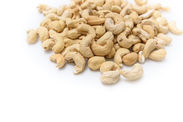 Heap of cashew nuts,