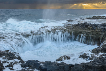 Bufadero de La Garita en Telde, Gran Canaria (España)