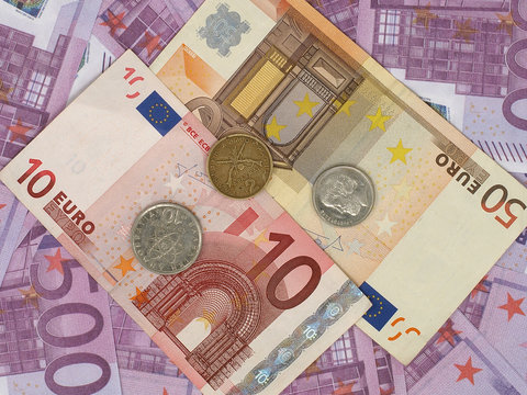 Greek monetary unit drachma against the Euro.