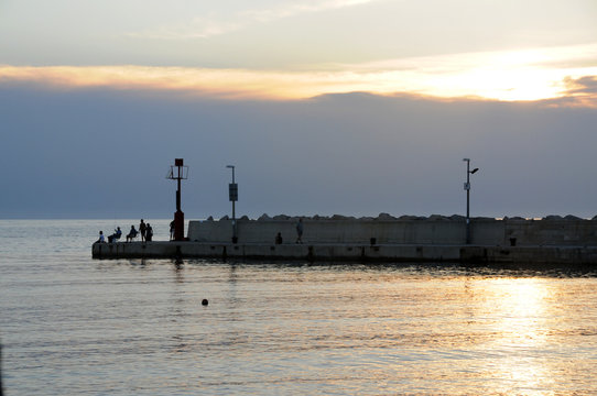 Abendstimmung in Unije