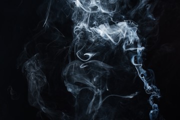Fototapeta premium Smoke, black, mist.