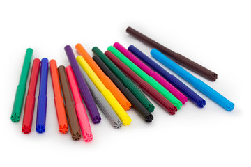 crayons, markers
