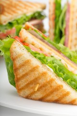 Sandwich, Bread, Food.