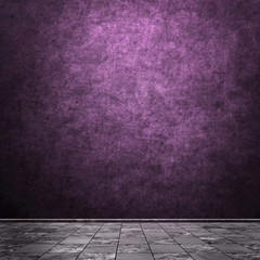 grunge empty room interior