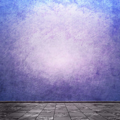 grunge empty room interior