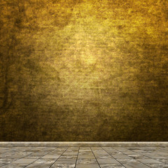 grunge empty room interior