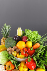Fototapeta na wymiar Fruits and vegetables