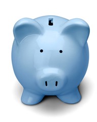 Piggy Bank, Green, Savings.