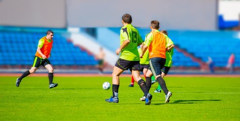 Obraz premium Piłka nożna, piłka nożna, piłkarz.