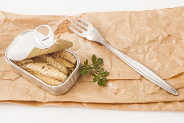 Tin of mackerels