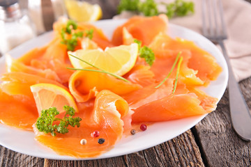 smoked salmon