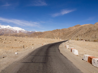 Road to mountain, Ladakh, India