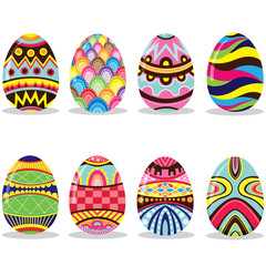 Set of Easter Eggs