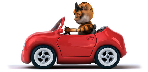 Obraz premium Fun tiger