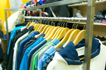 Clothing, Flea Market, Hand Me Downs.