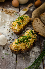 Scrambled eggs