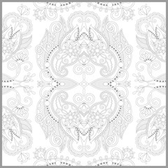 unique coloring book square page for adults