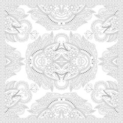 unique coloring book square page for adults