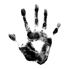 Human hand print - 86524171