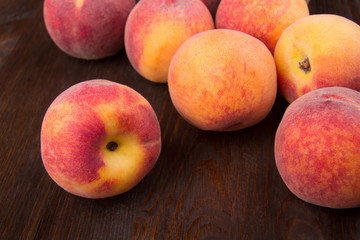 Fototapeta na wymiar Group of peaches