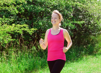 fitness woman running