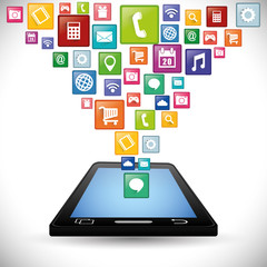 Smartphone applications design.