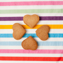Biscuits on a table