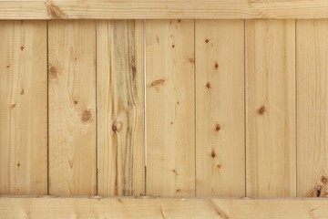 Natural Unpainted Wood Panel With Squared Balk Background