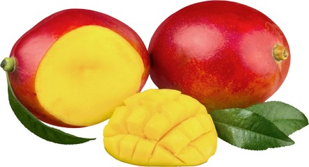 Mango, Fruit, Portion.
