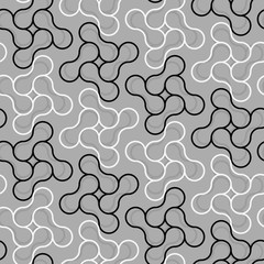 3D ornament made with shapes forming rounded squares