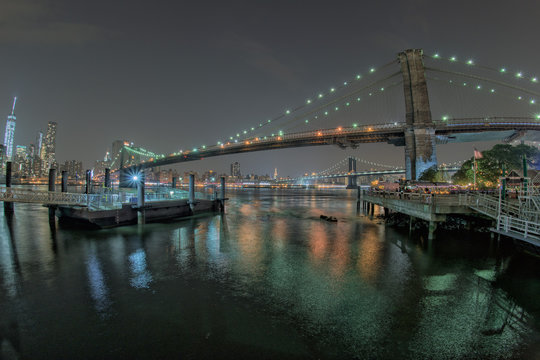manhattan night view from brooklyn © Andrea Izzotti