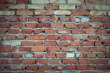 Old dirty brick wall