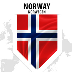 Fahne Flagge Flag Norway - Norwegen