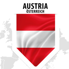 Fahne Flagge Flag Austria - Österreich